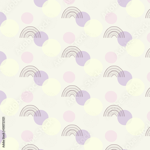 seamless pattern with clouds