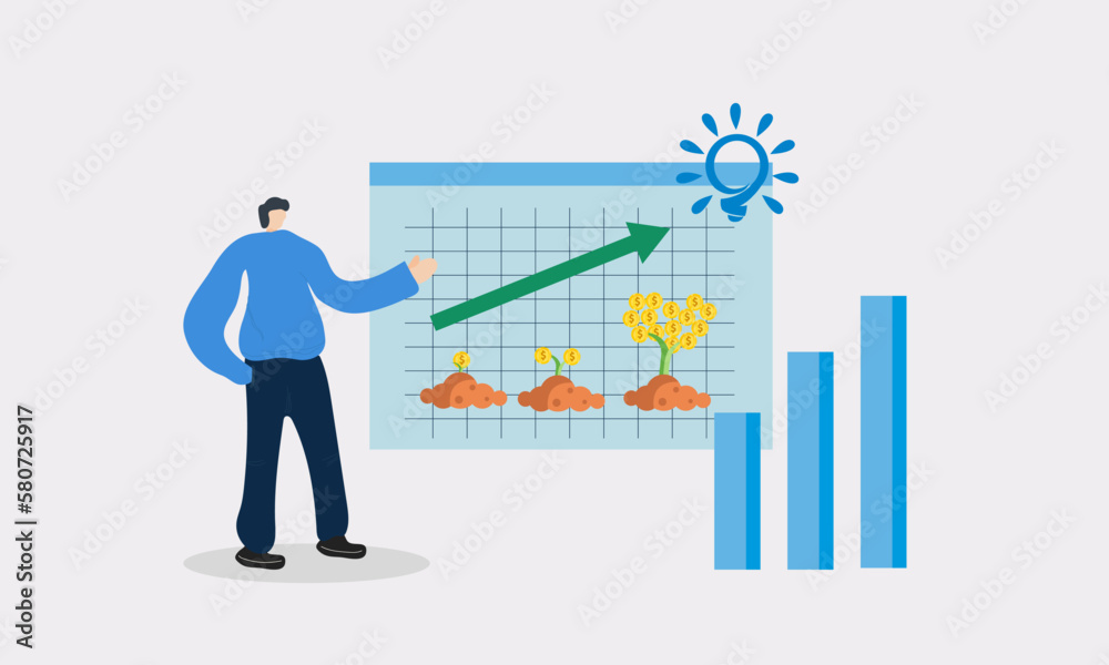 vector illustration a group of people characters are thinking over an idea. prepare a business project start up. rise of the career to success, flat color icons, business analysis vector vector illustration a group of people characters are thinking over an idea. prepare a business project start up. rise of the career to success, flat color icons, business analysis vector