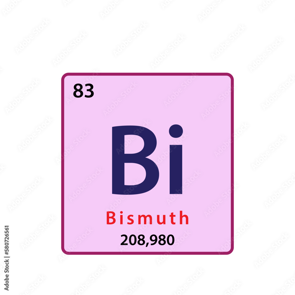 Periodic table element icon vector logo design template Periodic table element icon vector logo design template