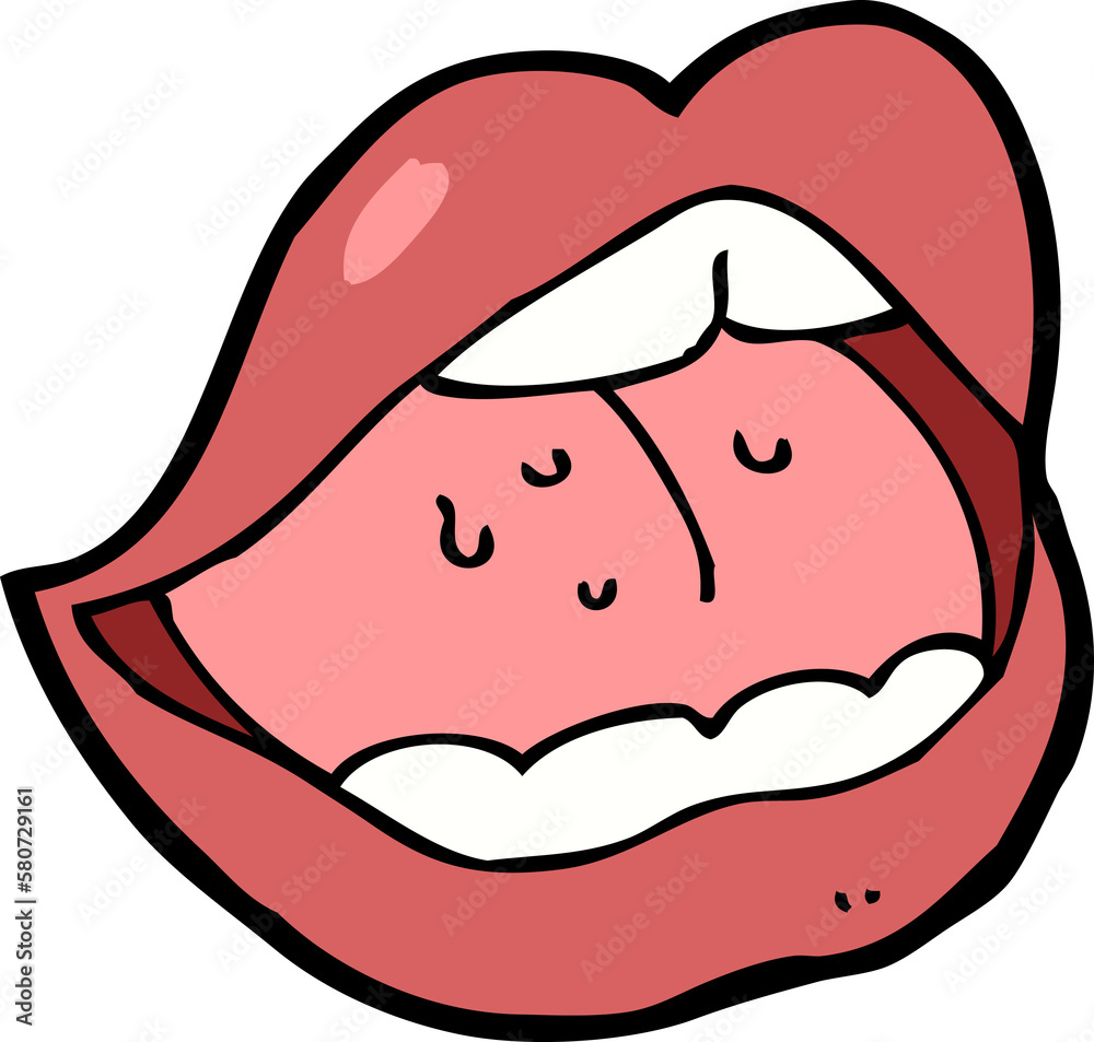 cartoon open mouth cartoon open mouth