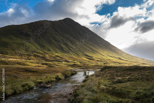 Foto Glencoe dramatic landscape with changing light