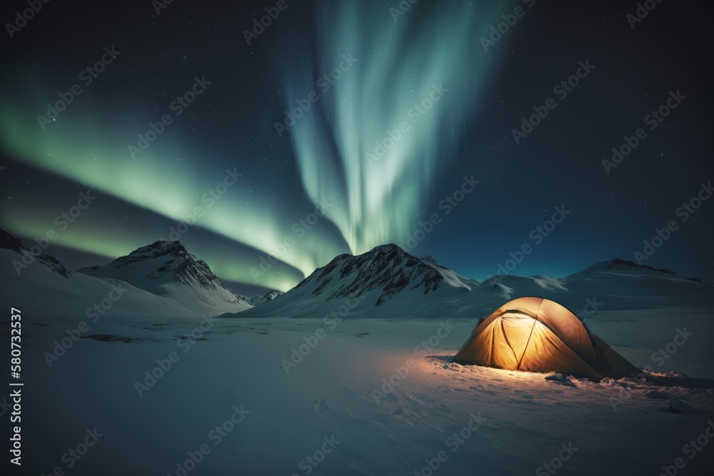 polar light tent