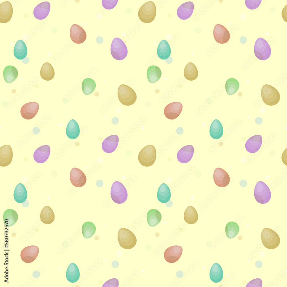 pattern with easter painted eggs.vector illustration pattern with easter painted eggs.vector illustration