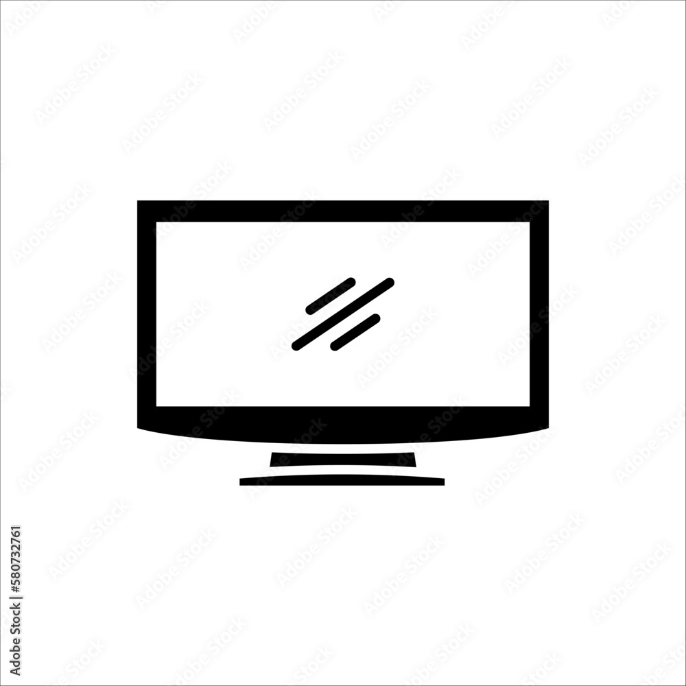 Tv Icon in trendy flat style isolated on white background. Television symbol for your web site design, logo, app, UI. Vector illustration, EPS10. Tv Icon in trendy flat style isolated on white background. Television symbol for your web site design, logo, app, UI. Vector illustration, EPS10.