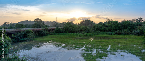 Flooded paddy fields  © Ruchira