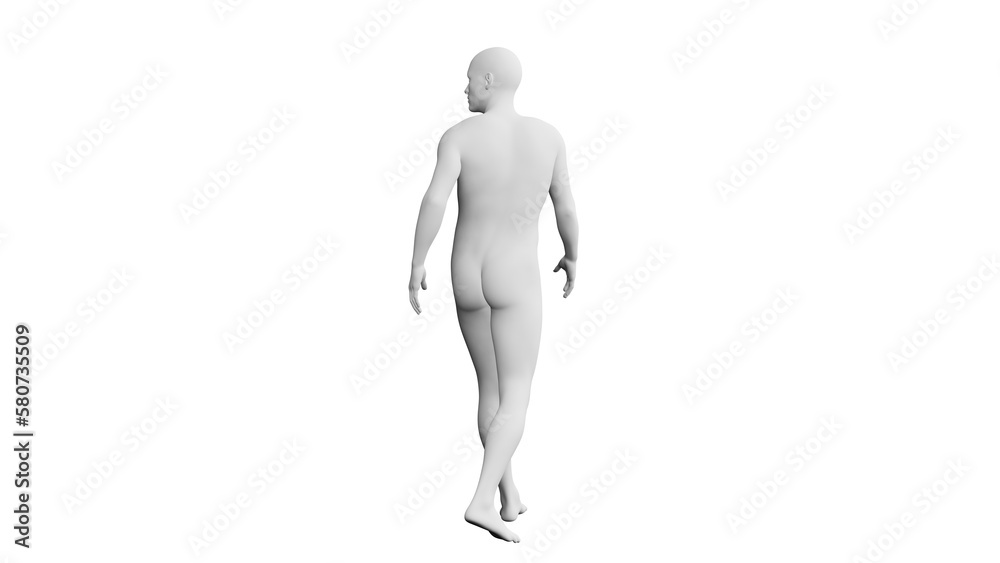 Beautiful young man posing, isolated on white background. 3d illustration (rendering). Artificial intelligence, android, mannequin Beautiful young man posing, isolated on white background. 3d illustration (rendering). Artificial intelligence, android, mannequin