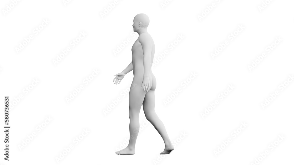 Beautiful young man posing, isolated on white background. 3d illustration (rendering). Artificial intelligence, android, mannequin Beautiful young man posing, isolated on white background. 3d illustration (rendering). Artificial intelligence, android, mannequin