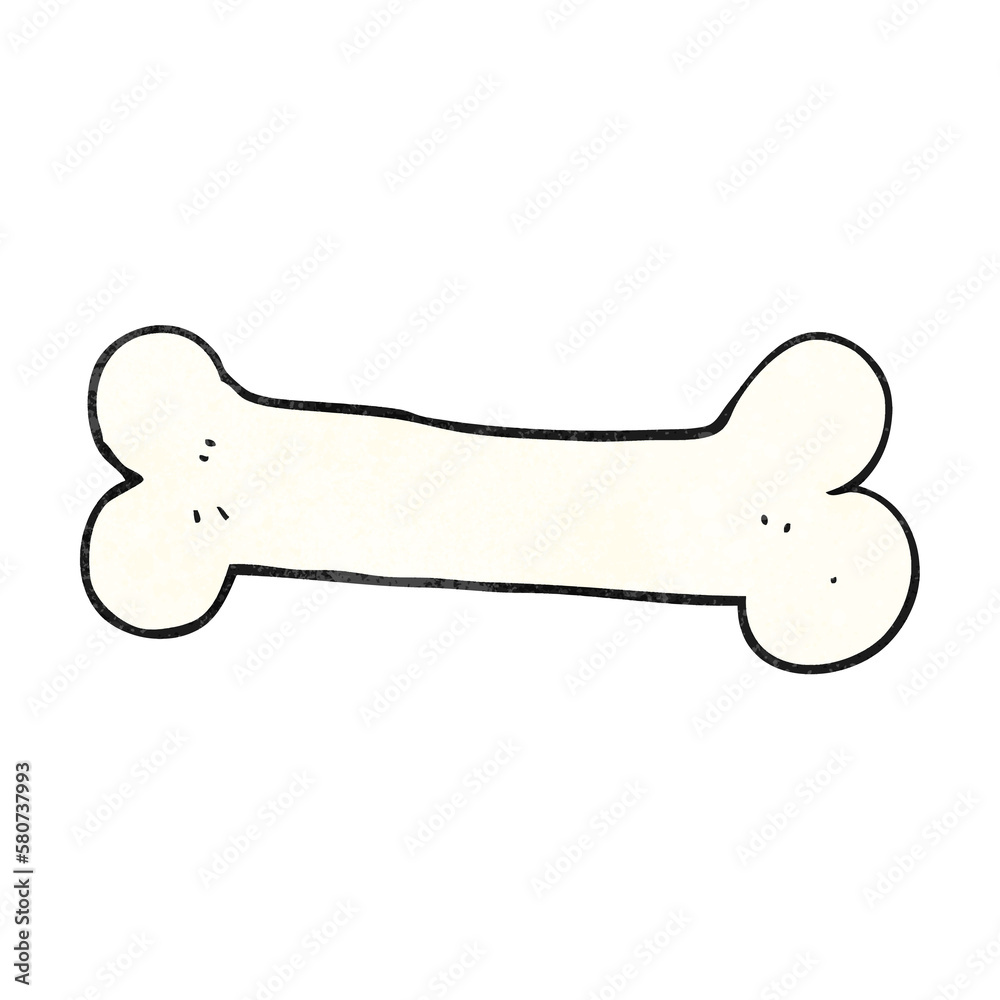 textured cartoon bone textured cartoon bone