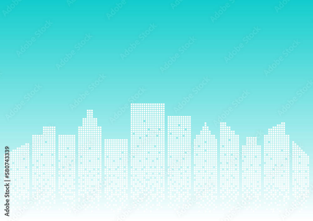 Building Background. Skyscraper. City building Background. Smart and Perspective Building. Cityscape. Metropolis City. Vector Illustration.