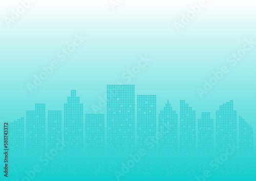 Building Background. Skyscraper. City building Background. Smart and Perspective Building. Cityscape. Metropolis City. Vector Illustration.