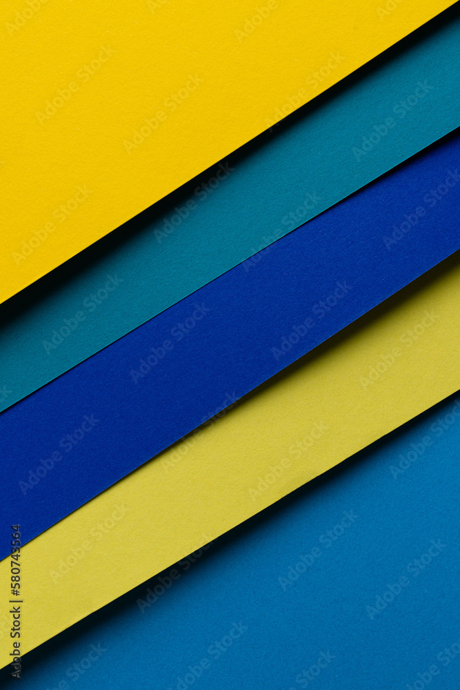 Arranged sheets of colorful carton Arranged sheets of colorful carton