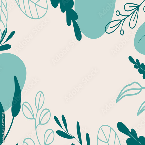 Vector illustration. Background. Clipping mask. Pattern,Seamless pattern. VON Botany Easter. Easter Egg, Symbol of the Holiday, Flowers. Twig. Abstract leaves. Print for textiles, web design, social .