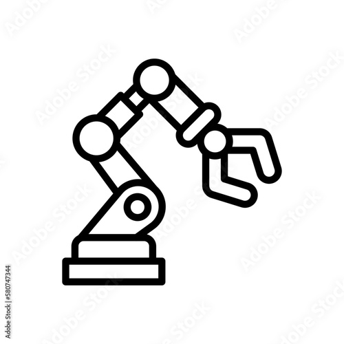 Robotic Arm icon in vector. Logotype