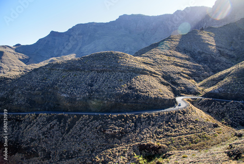 View on Tamadaba mountains, Gran Canaria, Spain photo