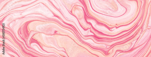 Abstract fluid art background light purple and pink glitter colors. Liquid marble. Acrylic painting with rose gradient.