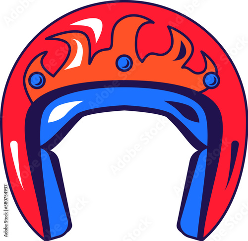 Stunt Race Car Driver Protective Helmet