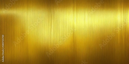 Gold metal background. Brushed metallic texture, AI generated