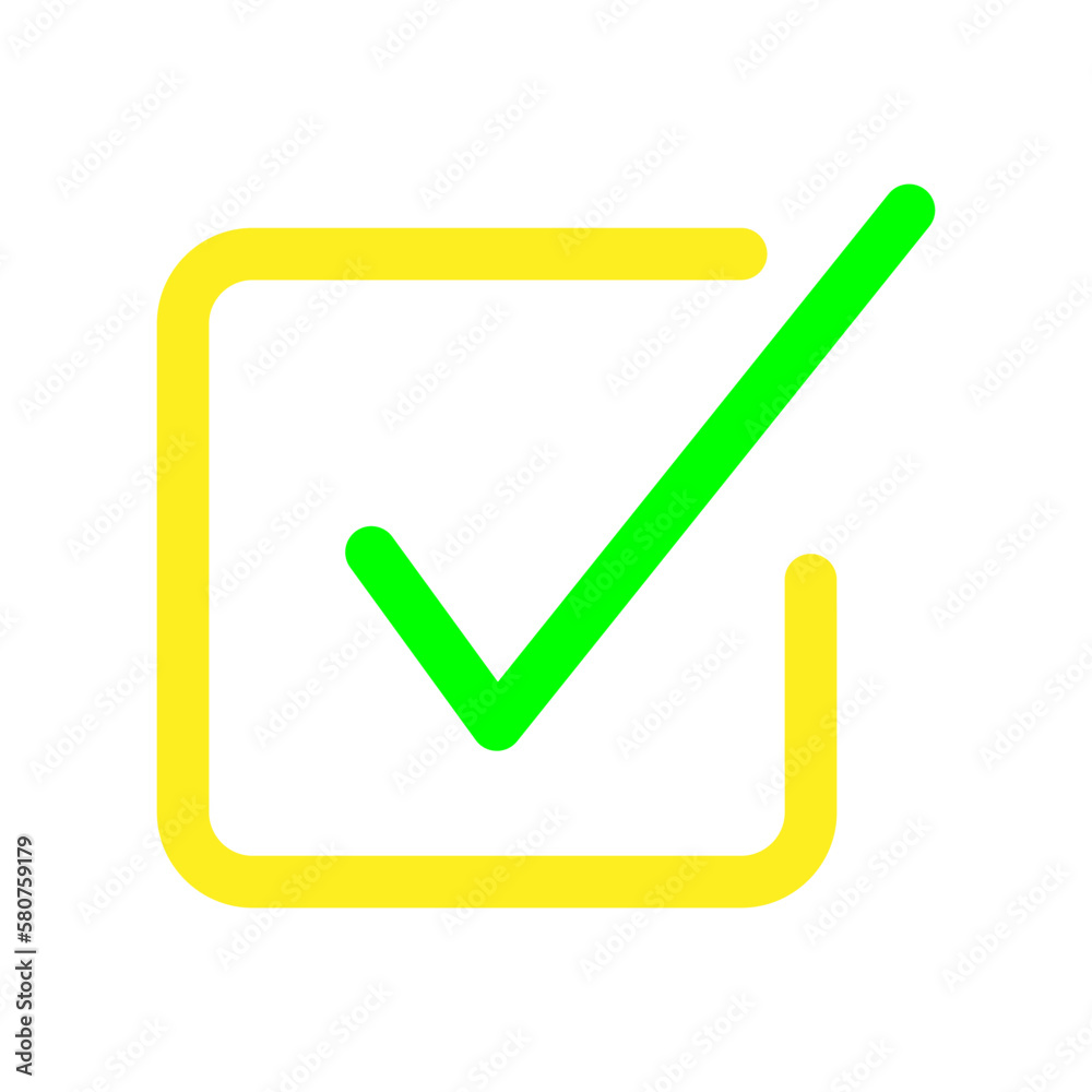 Check mark line icon isolated on white background. Black flat thin icon on modern outline style. Linear symbol and editable stroke. Simple and pixel perfect stroke vector illustration. Check mark line icon isolated on white background. Black flat thin icon on modern outline style. Linear symbol and editable stroke. Simple and pixel perfect stroke vector illustration.