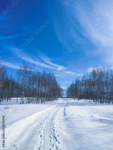 road in winter