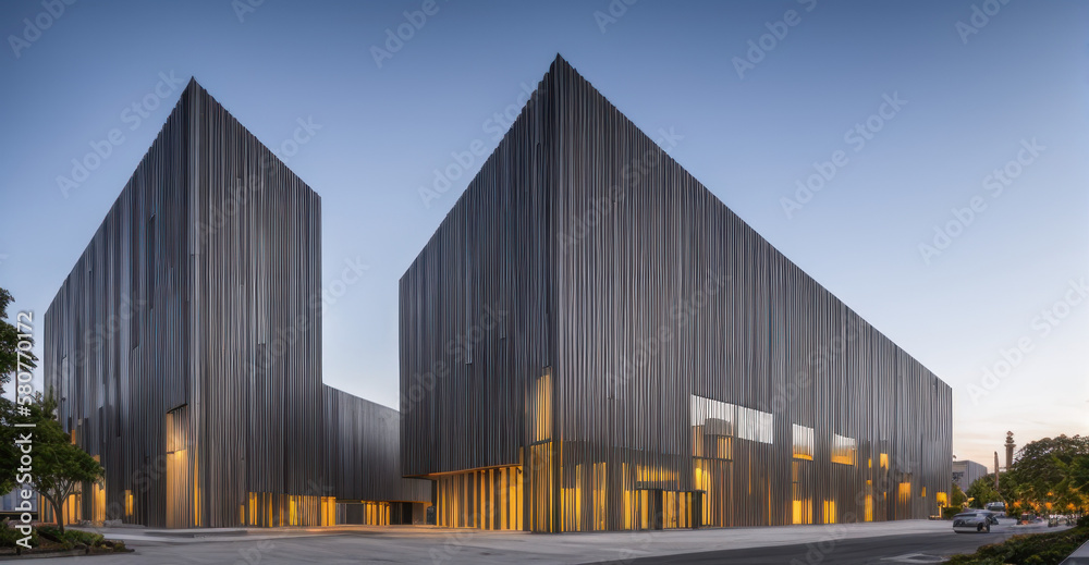 Creative Modern Architecture Building 3D Render Blender Creative Modern Architecture Building 3D Render Blender