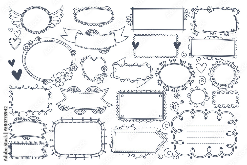 Various styles of text boxes are designed for use in comics and illustrations Various styles of text boxes are designed for use in comics and illustrations