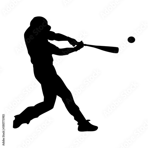 baseball player silhouette