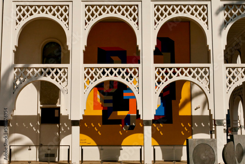 La nouvelle ville di Rabat, quartiere moderno con architetture coloniali photo