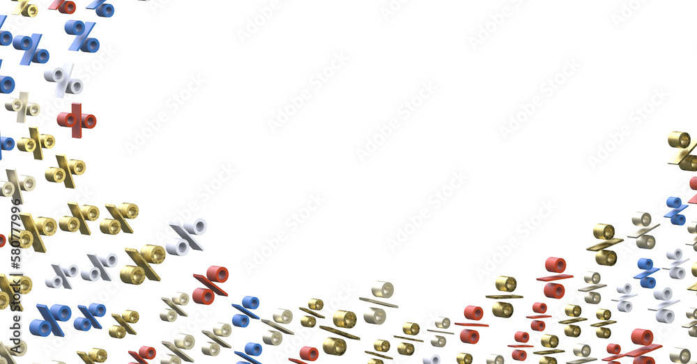 sale digital percent in hand