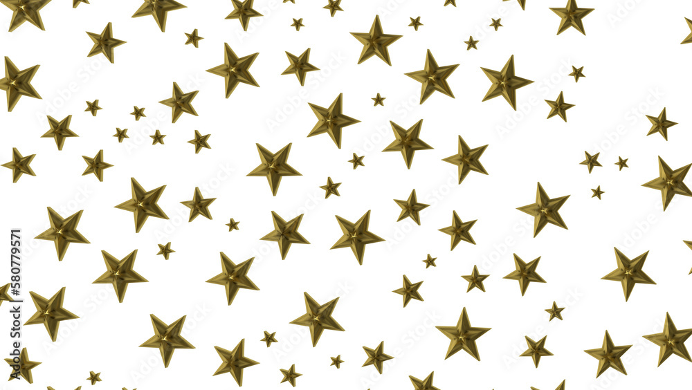 XMAS Stars - golden stars -