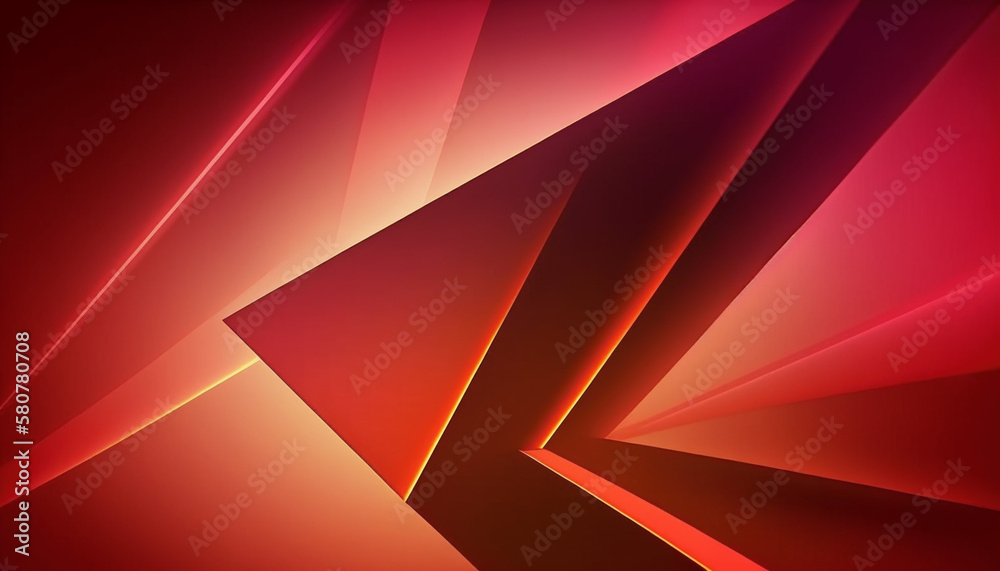 abstract red background AI generated