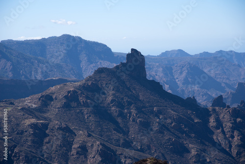  Holy rock Roque Bentayga, Gran Canary, Spain, Gran Canaria, Spain