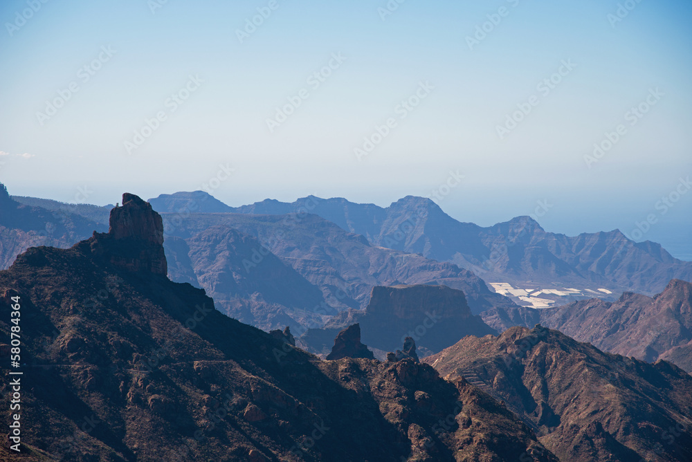  Holy rock Roque Bentayga, Gran Canaria, Spain
