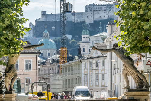 Salzburg City, Medieval Festung, Austria