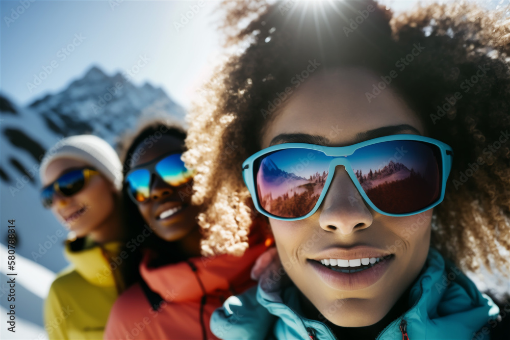 happy friends with sunglasses. sailing boat happy friends with sunglasses. sailing boat