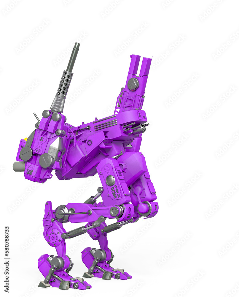 combat mech doing a incoming pose combat mech doing a incoming pose