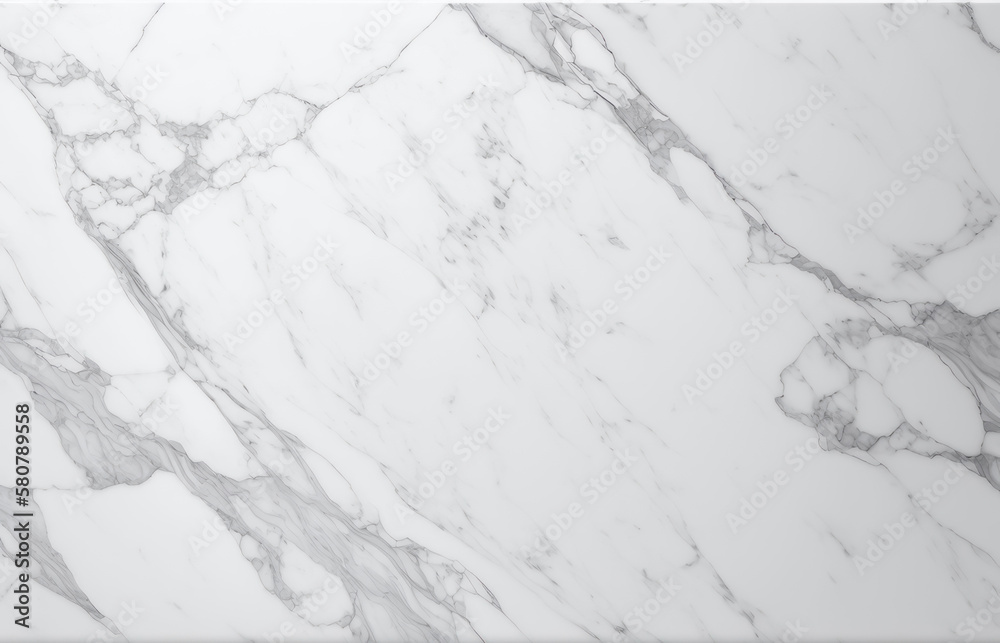 Fototapeta premium Texture, background. White marble. AI generative.