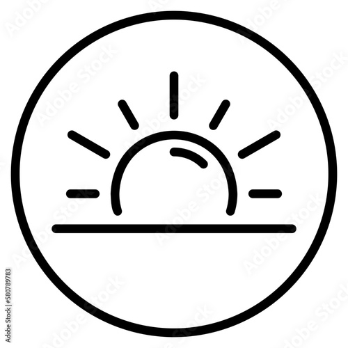 sunrise icon