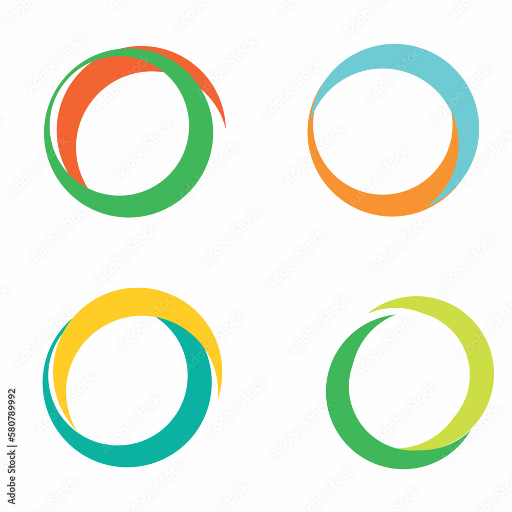 Color circle icon set abstraction
Color circle icon set abstraction