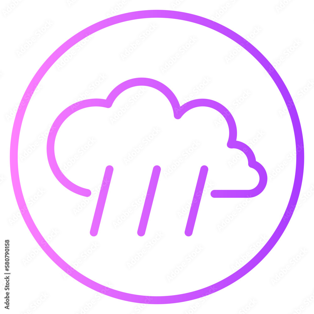 Hailstorm gradient icon Hailstorm gradient icon