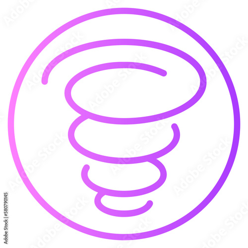 tornado gradient icon