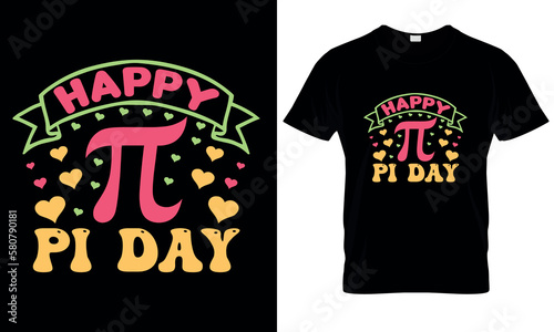 Happy Pi Day T-shirt Design Bundle. Pi t-shirt. Math T shirt design. Pi day Vector Graphics
