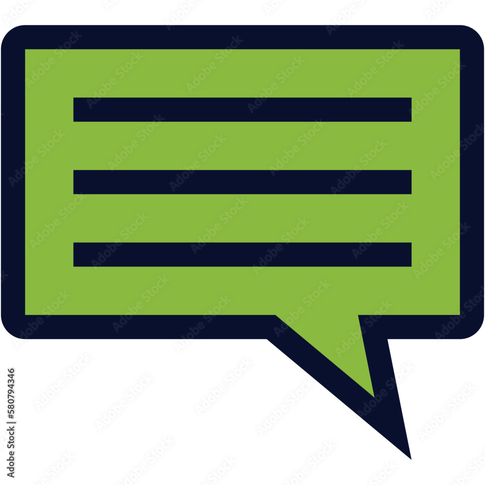 Chat Bubble Color Icon Chat Bubble Color Icon