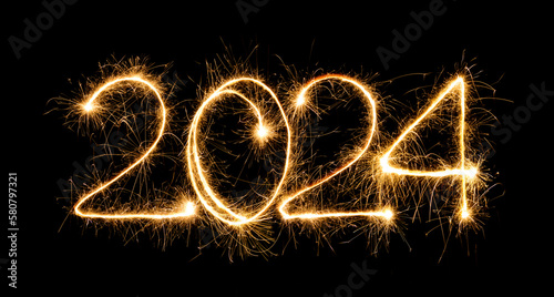 Happy New Year 2024. photo