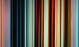  a multicolored striped background with vertical lines in the center.  generative ai