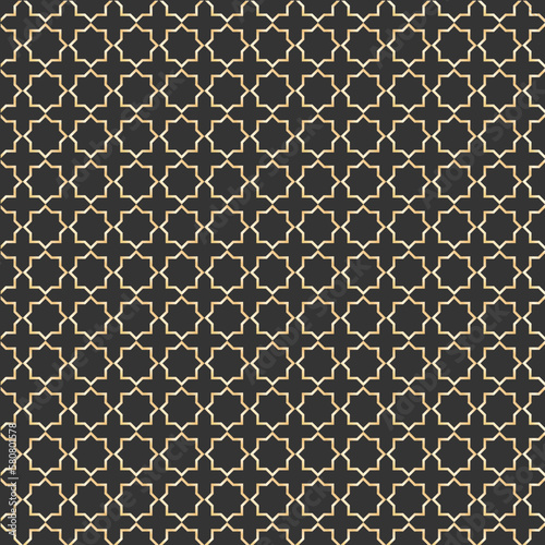 Seamless geometric background pattern. Decorative design vector illustration for printing and cutting.