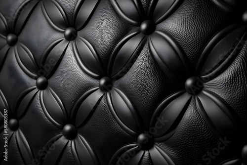 Black texture of leather chair pattern