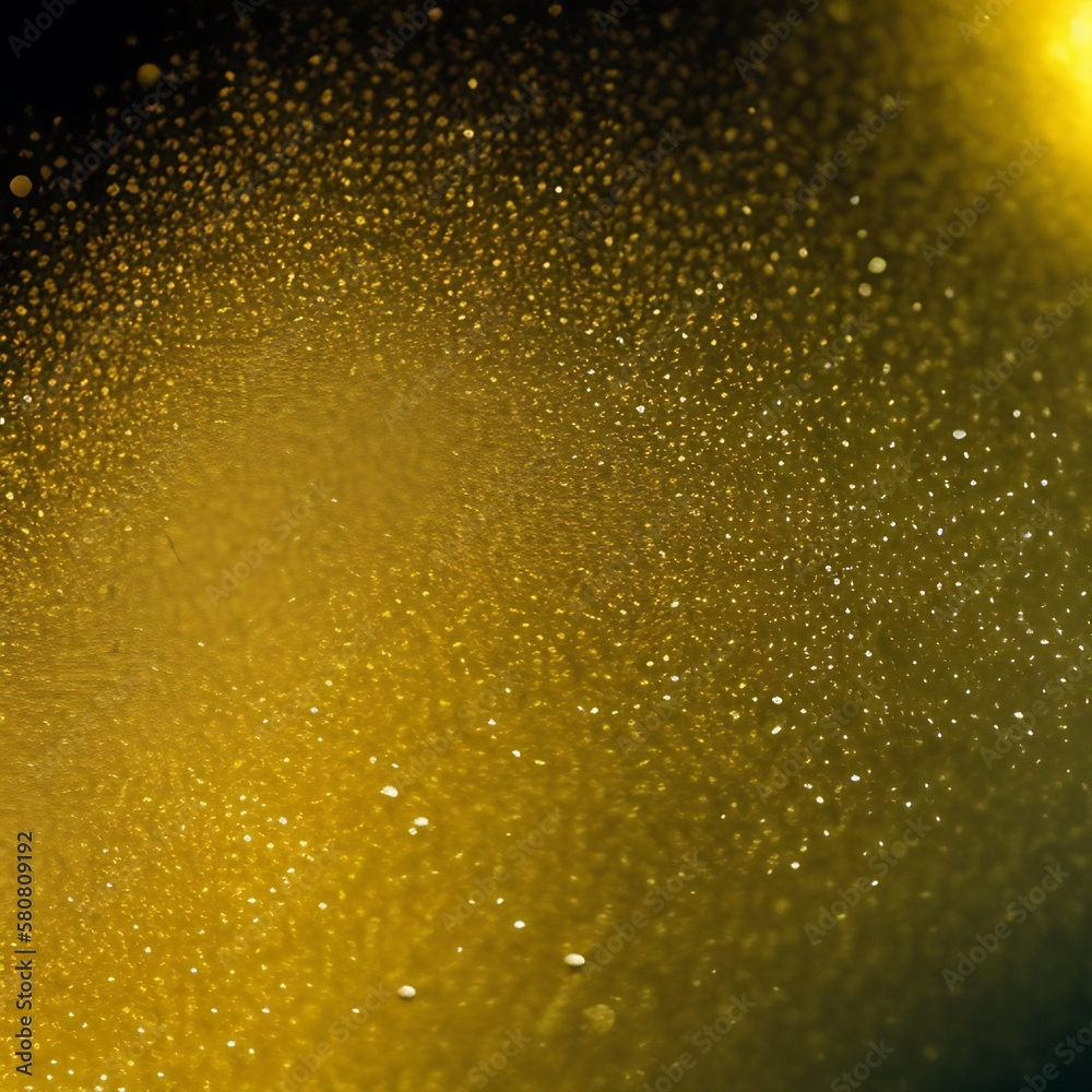 Golden dust particles. Luxury background with Generative AI