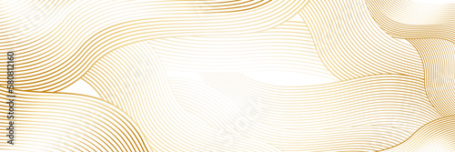 background with waves golden