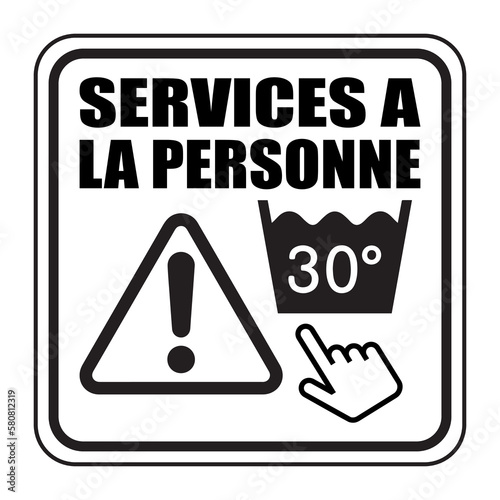 Logo services à la personne.