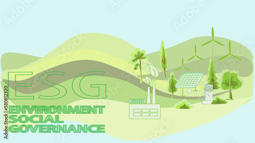 Protecting the Earth is clean energy.Earth Day is a concern for the environment.Eco  ESG the earth is in the hands of man.